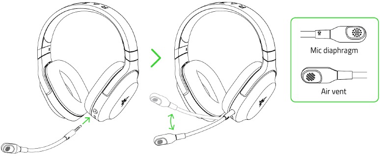 USO DEL MICR&Oacute;FONO CARDIOIDE RAZER HYPERCLEAR