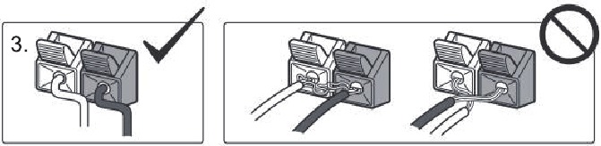 Mantener los cables pelados alejados entre s&iacute;
