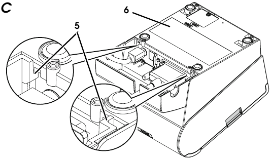 Colocaci&oacute;n de la cubierta del conector - Paso 1