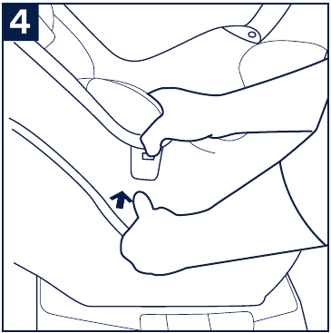 Montaje de la funda del asiento - Paso 4