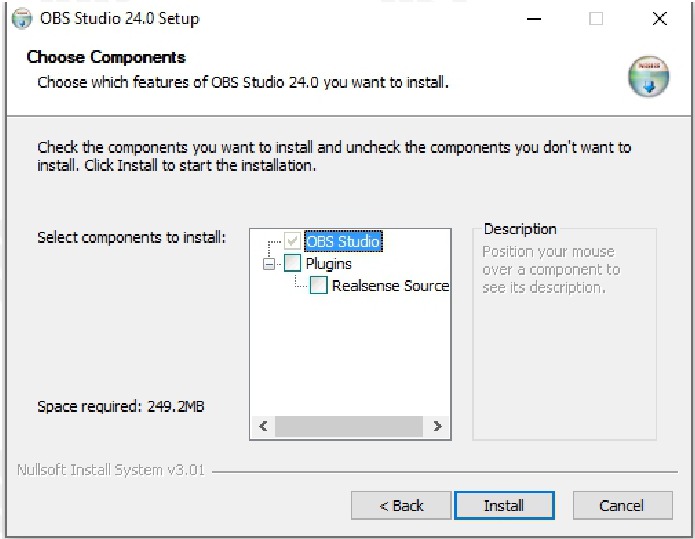 Haga clic en Instalar para instalar el software