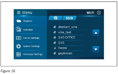 Ajustes del dispositivo - Paso 1 - Selecci&oacute;n de Wi-Fi