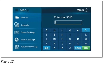 Ajustes del dispositivo - Paso 2 - B&uacute;squeda de Wi-Fi