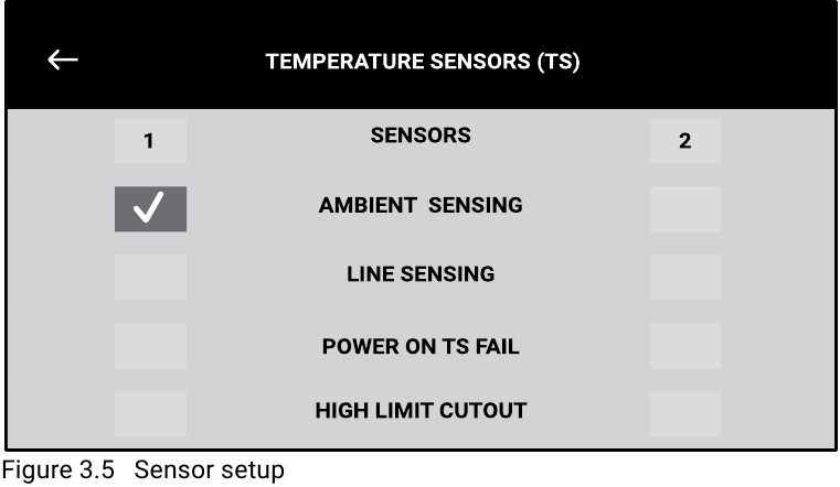 Configuraci&oacute;n del sensor