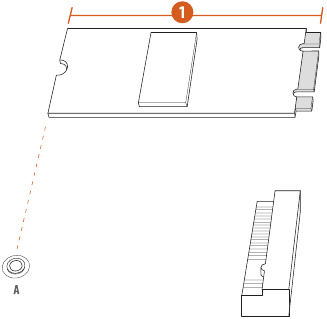 Instalaci&oacute;n del m&oacute;dulo SSD M.2 - Paso 2