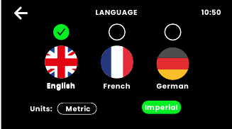 Seleccionar el idioma - Paso 1