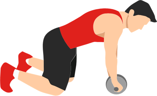 EJERCICIOS CON UN RODILLO ABDOMINAL - Paso 4
