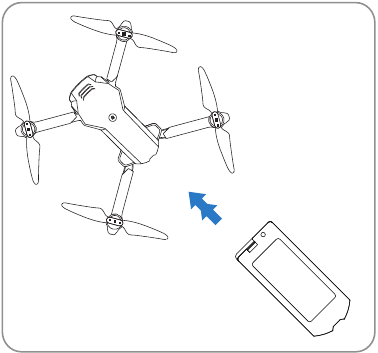 PREPARACI&Oacute;N DEL VUELO - Paso 3 - Instalar la bater&iacute;a