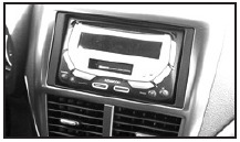 Adaptaci&oacute;n para radio de doble DIN