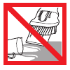 No recoger agua ni l&iacute;quidos.