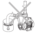 No transferir l&iacute;quidos inflamables