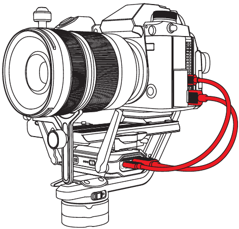 Instalaci&oacute;n y conexi&oacute;n al ZHIYUN CRANE 2S - Paso 4