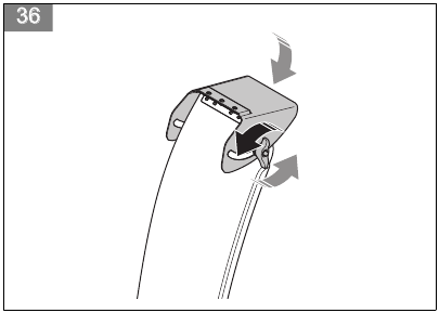 Ajuste del deflector de la rampa - Paso 2