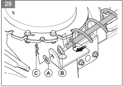 Montaje del rotor de la rampa - Paso 1