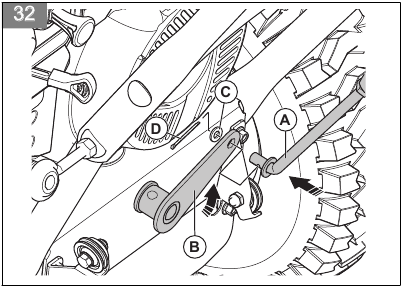 Montaje de la varilla de control de velocidad de transmisi&oacute;n - Paso 2