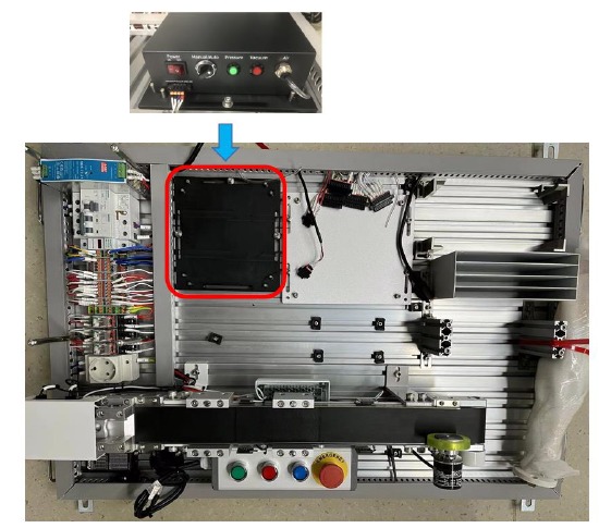 Instalar la caja de la bomba de aire - Paso 1