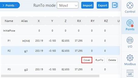 Ense&ntilde;ar puntos y ejecutar proyecto - Paso 4