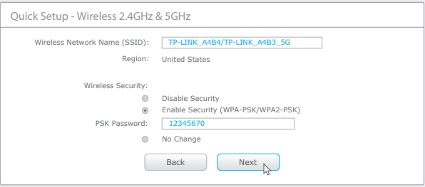 Configurar mediante un navegador web - Paso 6