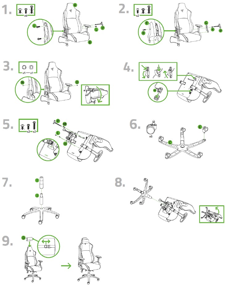 INSTRUCCIONES DE MONTAJE