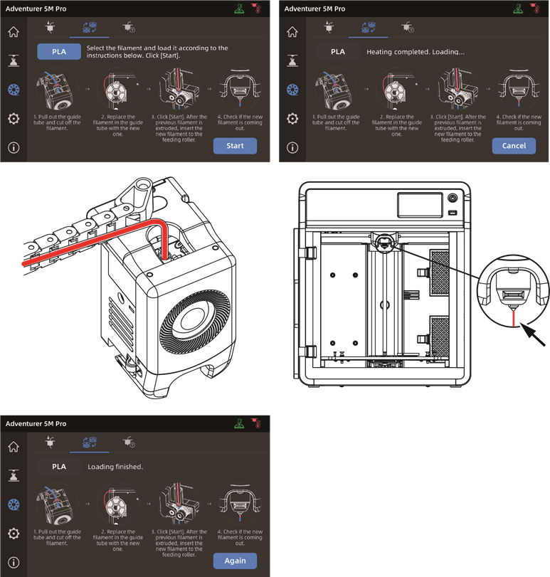 Cambio de filamento - Paso 4