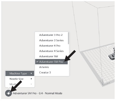 Software de corte oficial de Flashforge - Paso 2