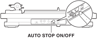 Uso de la funci&oacute;n de parada autom&aacute;tica