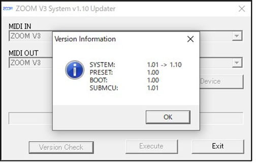 Comprobaci&oacute;n de la versi&oacute;n del firmware