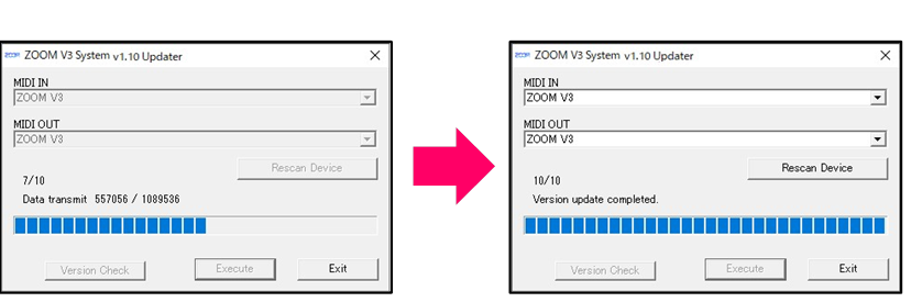 Actualizar el firmware - Paso 4