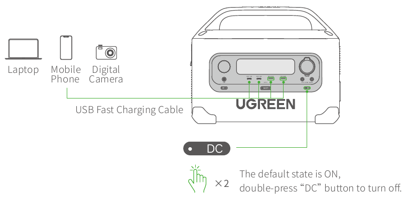 Salida USB