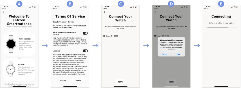 C&oacute;mo emparejar su CZ Smart Full Display Smart Watch