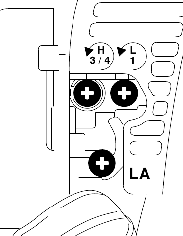 Ajuste del carburador - Paso 1