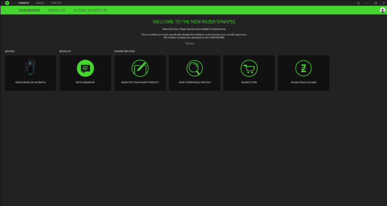 Configuraci&oacute;n de tu Razer Basilisk Ultimate - Paso 1