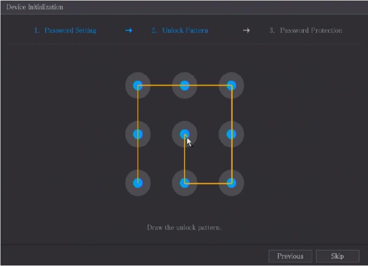 Configuraci&oacute;n de la consola - Establecer un patr&oacute;n de desbloqueo