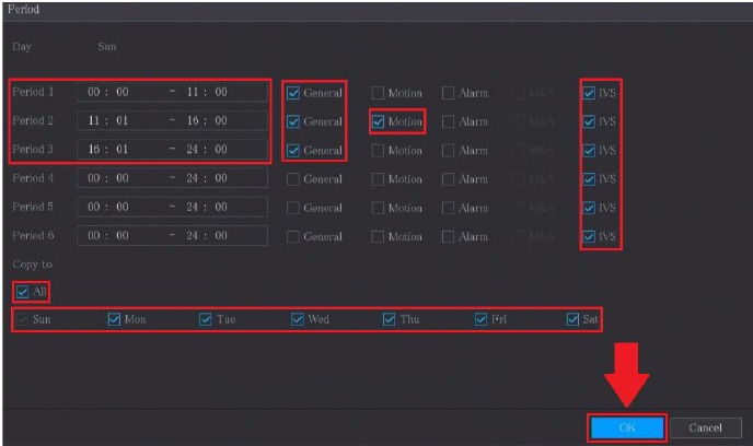 Configuraci&oacute;n de los programas de grabaci&oacute;n - Paso 5