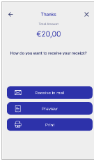 Finalizaci&oacute;n y recibo
