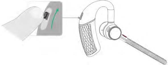 Poner el auricular en modo de emparejamiento