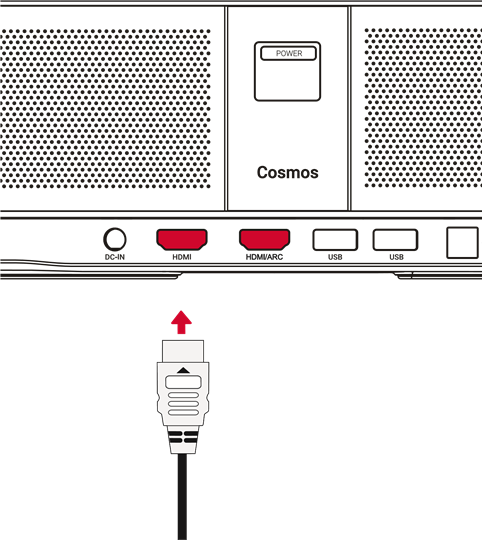 Reproducir desde dispositivos de reproducci&oacute;n HDMI