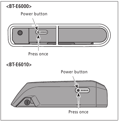 Encendido y apagado - < BT-E6000/BT-E6010 >