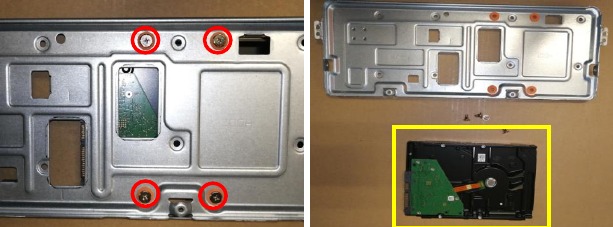 Extracci&oacute;n del HDD - Paso 4