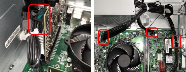 Extracci&oacute;n de la PSU con alimentaci&oacute;n ATX - Paso 1