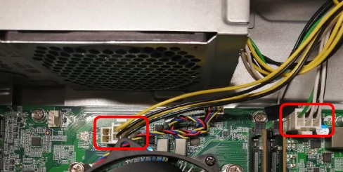 Extracci&oacute;n de la PSU con alimentaci&oacute;n TFX - Paso 1