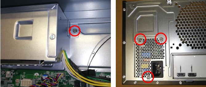 Extracci&oacute;n de la PSU con alimentaci&oacute;n TFX - Paso 2
