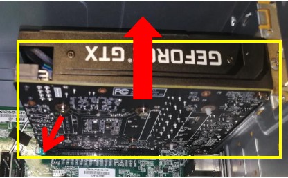 Extracci&oacute;n de la tarjeta VGA - Paso 4