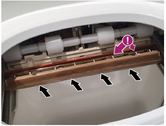 Insertar las cintas de tefl&oacute;n