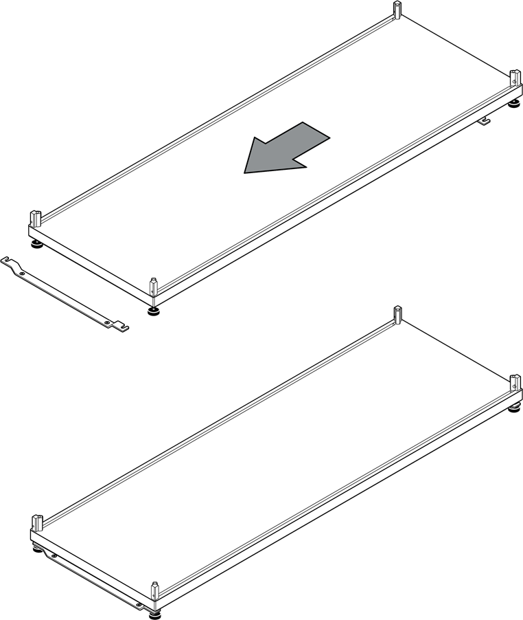 SOPORTE DE SEGURIDAD DE SUELO - MONTAJE - Paso 3