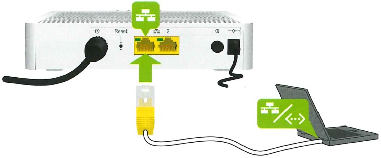 Conecte su dispositivo Ethernet