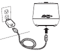Cable USB conectado al dispositivo