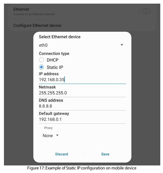 Configuraci&oacute;n de Ethernet cableado - Paso 3