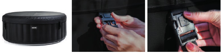 Cubierta y seguridad del spa