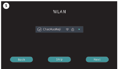 Ajustes de wifi - Paso 5